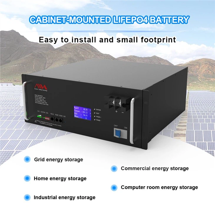 Sunnew 48v Solar Battery 5kwh 100ah Lifepo4 Battery Cabinet Server Rack Mount Lithium Ion Phosphate Battery